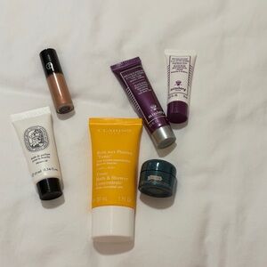 Discovery set DIPTYQUE,CLARINS,SISLEY,GIORGIO ARMANI, LA MER.  TRAVEL SIZE